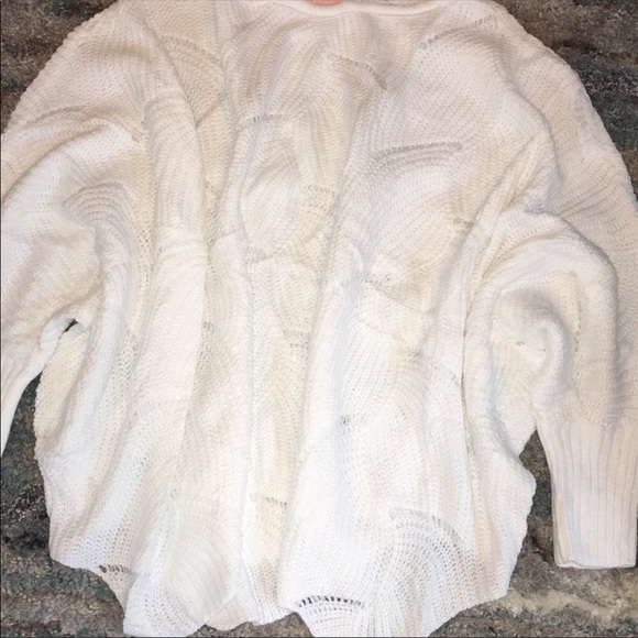 White Ribbed Sweater - Picture 5 of 7